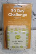 Lot To Contain 16 30 Day Challenge Happiness Paper Games Combined RRP £160 (Pictures Are For