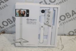 Lot To Contain 1 Box of 6 Cliquefie Selfie Sticks Combined RRP £360 (Pictures Are For Illustration