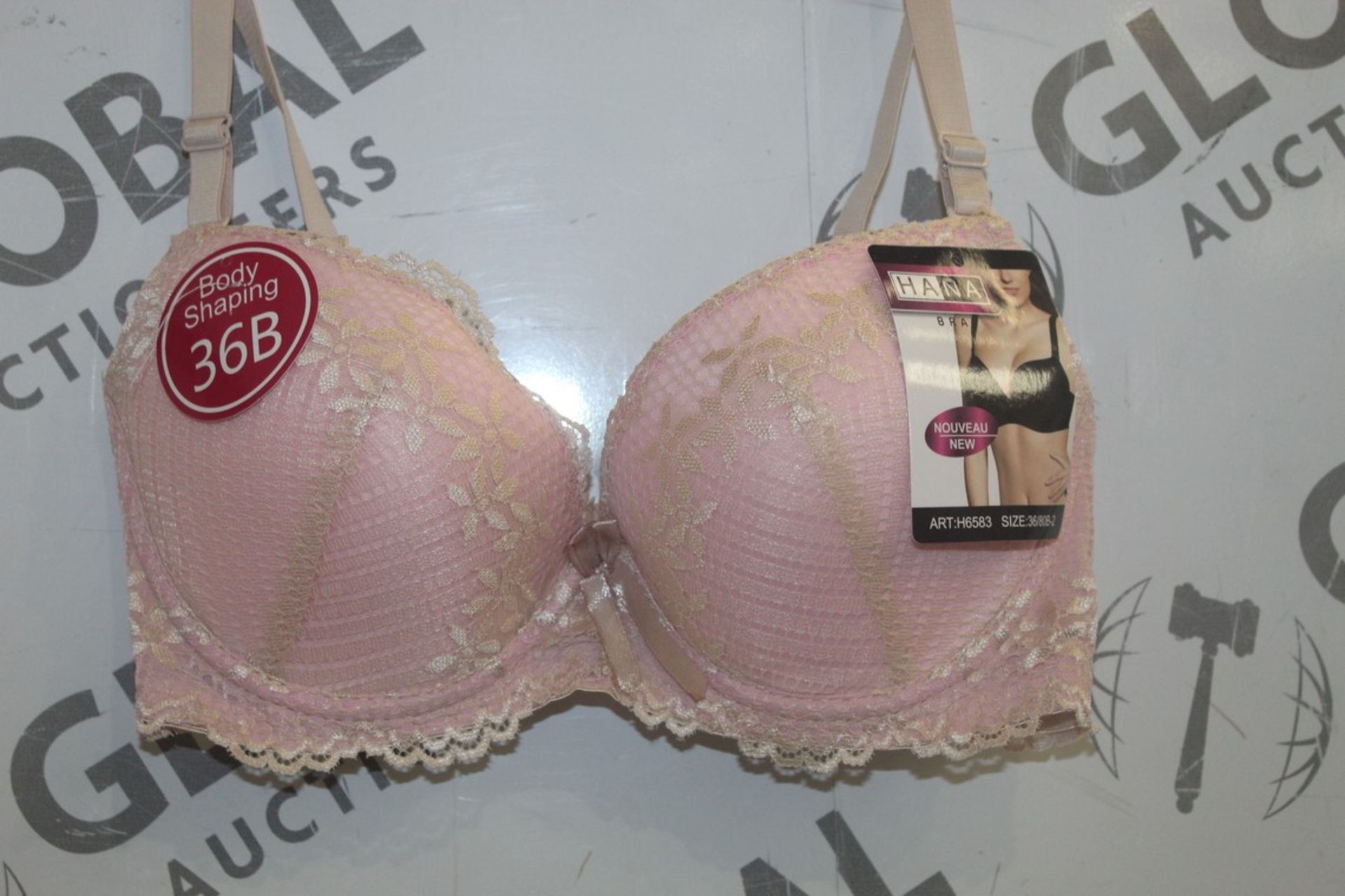 Lot To Contain 3 Packs Of 6 White Hana H6583 Ladies Bra's Sizes To Include 38B , 40 B , 42B , - Image 2 of 2