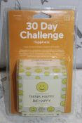 Lot To Contain 16 30 Day Challenge Happiness Paper Games Combined RRP £160 (Pictures Are For