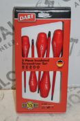 Lot to Contain 5 Brand New 5 Piece Insulated Screwdriver Set Combined RRP £150 (Appraisals Are