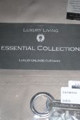 Lot To Contain 2 Assorted Luxury Living Essential Collection 46x54" Designer Eyelet Headed
