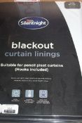 Bagged Brand New Pair of Silent Night 46x54" Blackout Curtain Linings RRP £55 (Appraisals Are