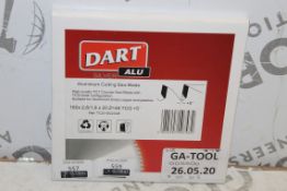 Lot To Contain 3 Boxed Silver ALU Aluminium Cutting Saw Blades Combined RRP £155 (Appraisals Are