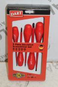 Lot To Contain 3 Boxed Piece Insulated Screwdriver Sets Combined RRP £90 (Appraisals Are Available