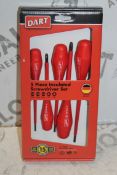 Lot to Contain 5 Brand New 5 Piece Insulated Screwdriver Set Combined RRP £150 (Appraisals Are