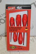 Lot to Contain 3 Brand New 5 Piece Insulated Screwdriver Sets RRP £90 (Appraisals Are Available Upon