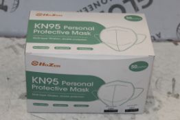 Box Of The Hoxon KN95 Masks (Appraisals Are Available Upon Request) (Pictures Are For Illustration