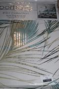 Boxed Super King Portfolio Home Collection Peacock Feather Duvet Set RRP £60 (14335) (Appraisals Are