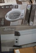 Lot To Contain 3 Assorted Boxed 200w Convector Heaters And Upright Fan Heaters Combined RRP £50 (