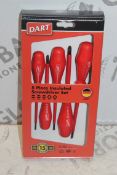 Lot To Contain 3 Brand 5 Piece Insulated Screwdriver Sets Combined RRP £