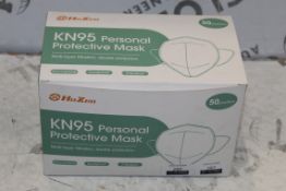 Box Of The Hoxon KN95 Masks (Appraisals Are Available Upon Request) (Pictures Are For Illustration