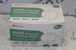 Box Of The Hoxon KN95 Masks (Appraisals Are Available Upon Request) (Pictures Are For Illustration