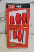 Lot to Contain 3 Brand New 5 Piece Insulated Screwdriver Sets RRP £90 (Appraisals Are Available Upon