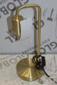 Boxed Gold Metal Table Lamp Base Only RRP £50