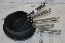 5 Piece Scoville Pro Non-Stick Pan Set RRP £120 (Appraisals Are Available Upon Request) (Pictures