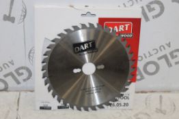 Lot To Contain 2 Boxed Silver Wood Cutting Saw Blades Combined RRP £100 (Appraisals Are Available