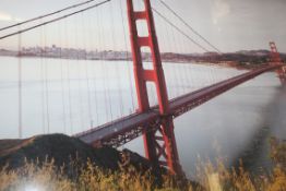 Germanites Golden Gate Bridge Framed Print RRP £120 (18285) (Appraisals Are Available Upon