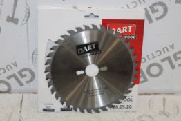 Lot To Contain 2 Boxed Silver Wood Cutting Saw Blades Combined RRP £100 (Appraisals Are Available