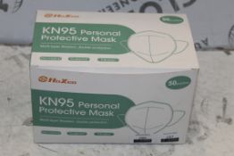 Box Of The Hoxon KN95 Masks (Appraisals Are Available Upon Request) (Pictures Are For Illustration