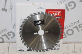 Lot To Contain 2 Boxed Silver Wood Cutting Saw Blades Combined RRP £100 (Appraisals Are Available