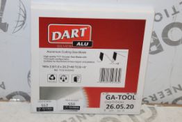 Lot To Contain 3 Boxed Silver ALU Aluminium Cutting Saw Blades Combined RRP £155 (Appraisals Are