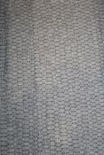 Grey Fabric Abasi Hand Woven Cotton Grey Floor Rug RRP £50 (Appraisals Are Available Upon Request)(