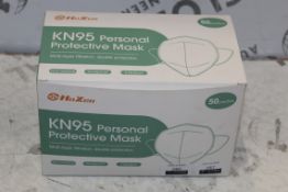 Box Of The Hoxon KN95 Masks (Appraisals Are Available Upon Request) (Pictures Are For Illustration