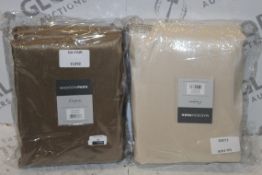 Lot to Contain 2 Madison Park Curtains and Window Panel Curtains RRP £80 (11292) (Appraisals Are