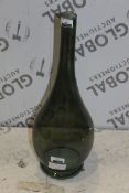Car Lane International Tall Green Glass Single Stem Vase RRP £60 (17179)