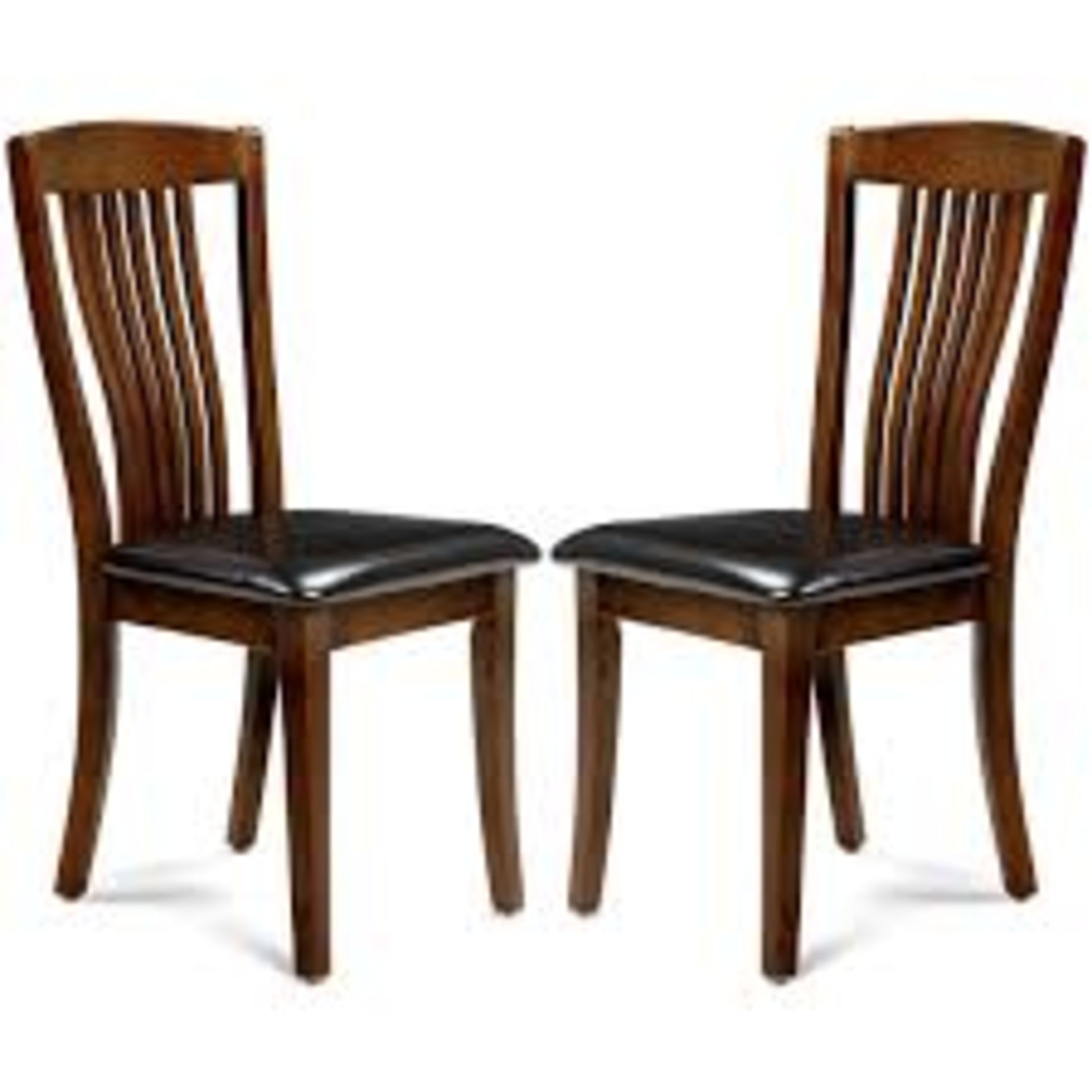Boxed Pack Of 2 3Posts Remsen Solid Wooden Dining Chairs RRP £110 (18244) (Appraisals Are