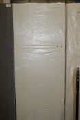 Solid MDF Slat Fire Door RRP £150 (18008) (Appraisals Are Available Upon Request)(Pictures Are For