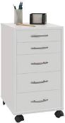 Boxed Simple Stuff 5 Drawer Storage Cabinet RRP £65 (18530) (Pictures Are For Illustration