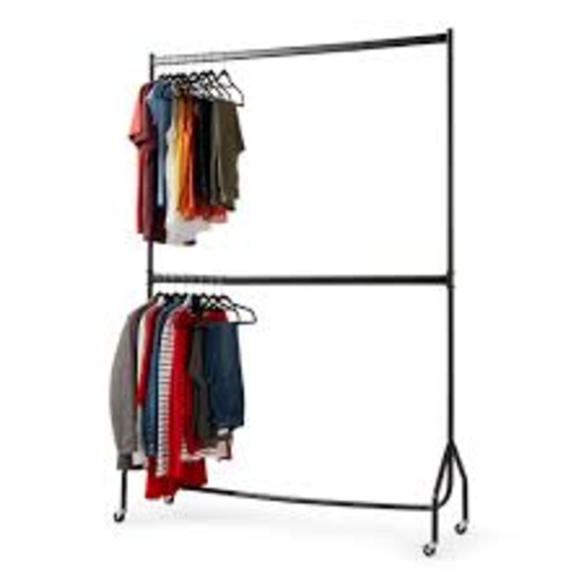 Boxed Two Tier Heavy Duty Clothes Rack RRP £55 (18964) (Pictures Are For Illustration Purposes Only)