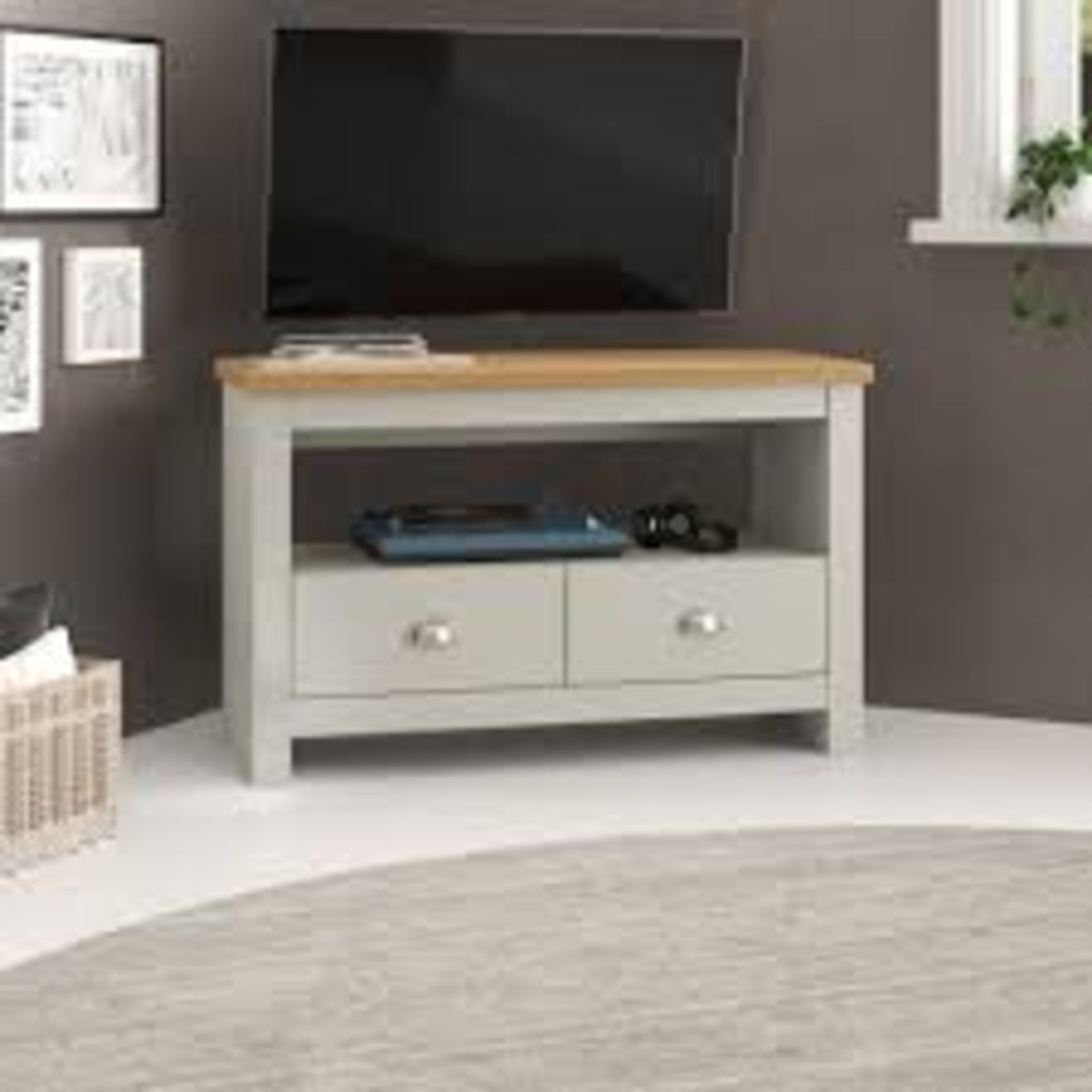 Boxed Zip Code Design Loretta TV Stand RRP £100 (16267) (Pictures Are For Illustration Purposes