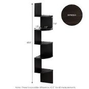 Boxed Furinno Wall Shelf RRP £40 (1001) (Pictures Are For Illustration Purposes Only) (Appraisals