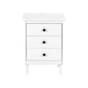 Boxed Langely Street Maxi Million 3 Drawer Bedside Table RRP £85 (18627) (Pictures Are For