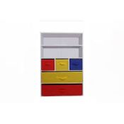 Boxed Isabelle & Max Goff 5 Layer Non Woven Fabric Draw Toy Organiser RRP £65 (16267) (Pictures