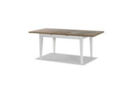 Boxed Lulworth White 1 Of 1 Extending Dining Table RRP £500 (19138) (Pictures Are For Illustration