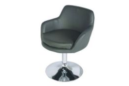Boxed Bucketeer Charcoal Grey Bar Chair RRP £120 (Pictures Are For Illustration Purposes Only) (