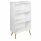 Boxed 17 Stories 3 Level Bookcase RRP £65 (1530) (Pictures Are For Illustration Purposes Only) (