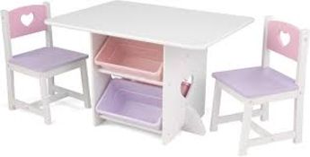 Boxed Kid Craft Heart Table & Chair Set RRP £100 (19143) (Pictures Are For Illustration Purposes