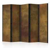 Boxed Williston Forge Channelle Golden Temptation Room Divider RRP £170 (19134) (Pictures Are For