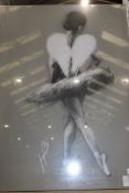 Angel Wings Canvas By Artist Hazel Bowman Medium RRP £45 (15514) (Pictures Are For Illustration