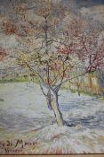 Souvenir Be Mauve Multi Coloured Tree Canvas Wall Art Large RRP £65 (18415) (Pictures Are For