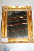 Vintage Style Gold Effect Wall Hanging Mirror RRP £50 (15514) (Pictures Are For Illustration