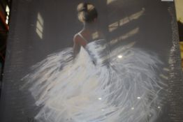 Large Tutu Canvas By Hazel Bowman RRP £65 (Pictures Are For Illustration Purposes Only) (