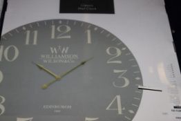 Boxed Williamson Wilson And Co Premier Classic Wall Clock RRP £55 (14541) (Pictures Are For