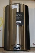 Boxed John Lewis And Partners 12 Litre Finger Print Proof Mini Pedal Bin RRP £50 (1208735) (Pictures