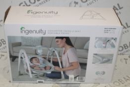 Boxed Ingenuity Convert Me Swing To Seat Portable Swing RRP £80 (1037796) (Pictures Are For